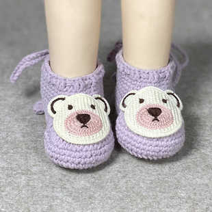 12个月宝宝软底鞋 手工编织新生儿秋季 婴儿鞋 毛线鞋 子春秋季