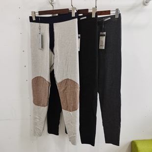 典雅神韵男士高腰蚕丝驼绒护膝保暖裤德绒发热中厚无痕秋裤3791