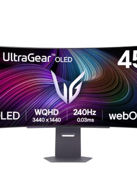LG45GX90SA45英寸OLED准4K240Hz webOS系统21:9带鱼屏 音箱显示器