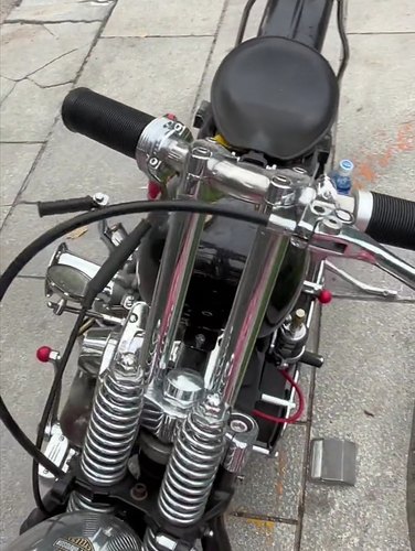 摩托车小车把 短车把定制 猥琐手把定做 钜云 哈雷