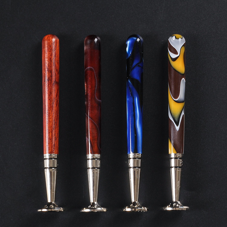 8deco烟斗压棒棒球系列凹勺镂花碾磨式防熄火烟斗配件工具花梨木