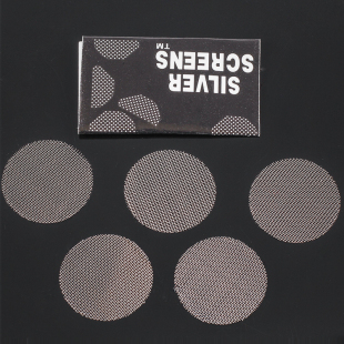 旱烟袋锅过滤网片 直径20mm 16mm 5片/包/银色 金色烟斗助燃网片