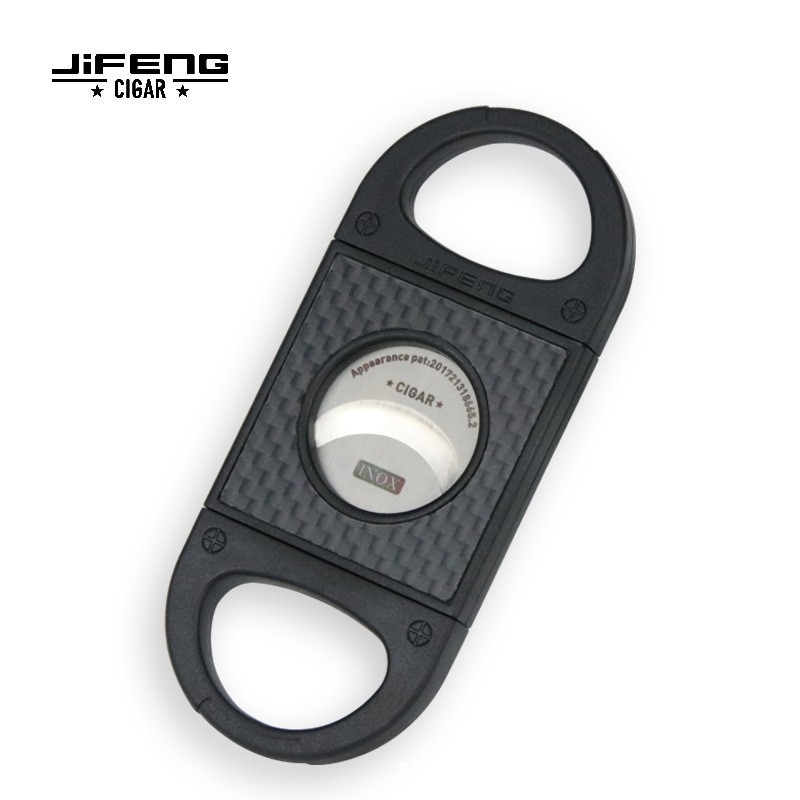 季风雪茄剪便携雪茄刀锋利塑料打孔器剪雪茄双刃剪刀平剪随身携带