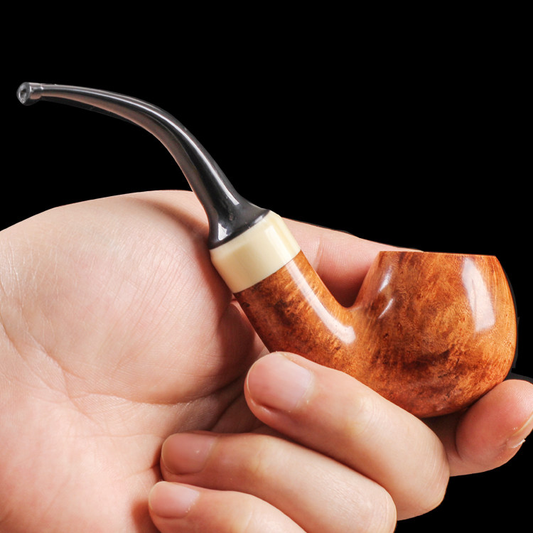 石楠木手工烟斗9mm活性碳滤芯