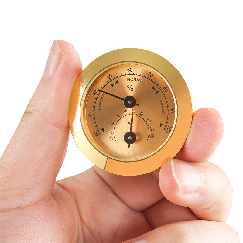 金属温湿度计汽车乐器雪茄酒柜检测器高精度机芯镶嵌式无需电池,五金/工具,温湿度计,淘宝优惠券,粉丝福利购,淘宝优惠卷