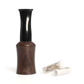 黑檀木雪茄烟嘴实木便携雪茄专用过滤芯黑檀烟嘴38 57环雪茄咬嘴