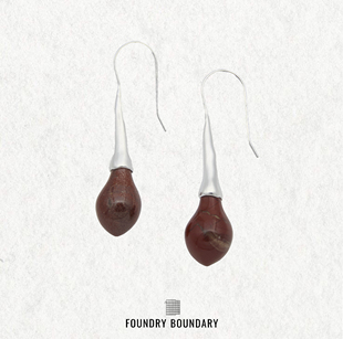 FOUNDRY BOUNDARY石榴花苞长耳钩