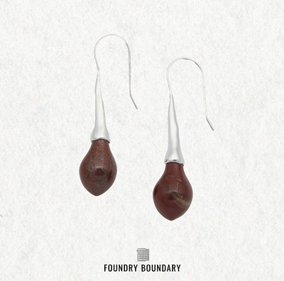 FOUNDRY BOUNDARY石榴花苞长耳钩
