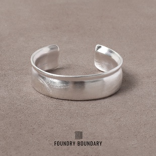 FOUNDRY BOUNDARY设计师品牌原创小众螺层窄手镯