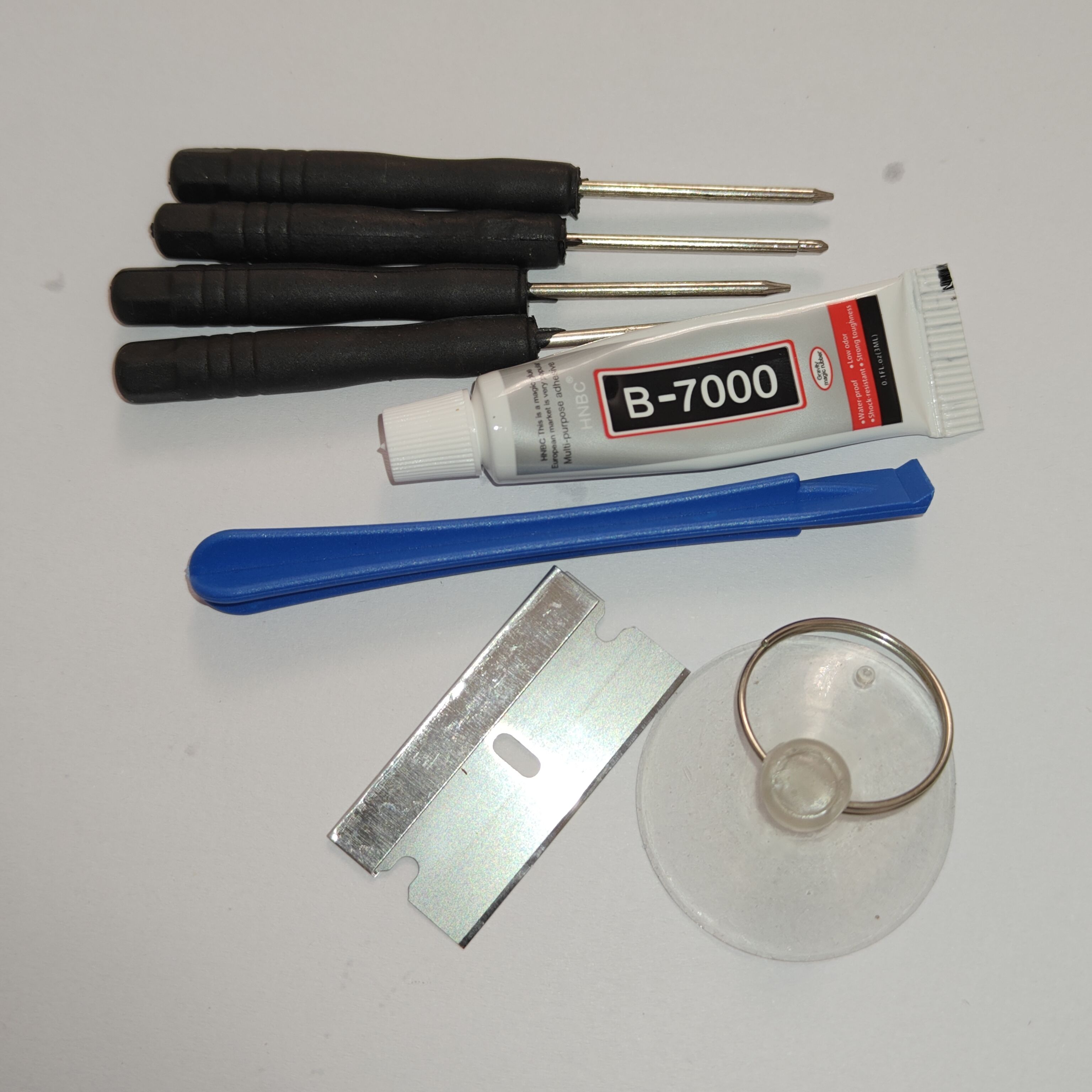 库存 手机拆卸螺丝刀套装 迷你螺丝刀 带刀片撬棍吸盘