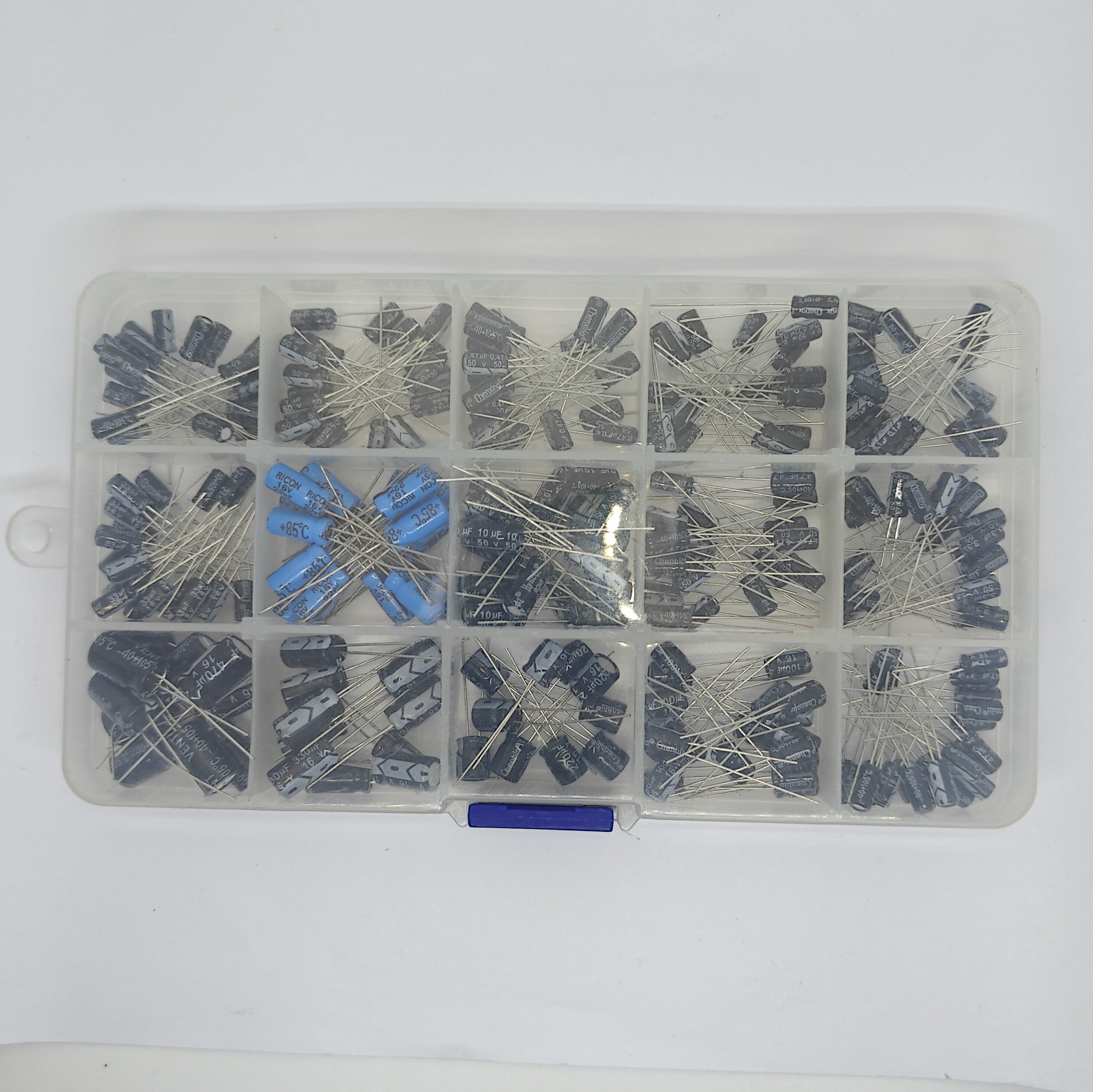 电容元器件盒 15格 电子爱好者diy 各种电解电容,电子元器件市场,电容器,淘宝优惠券,粉丝福利购,淘宝优惠卷