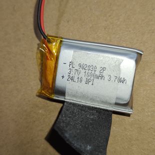 Diy 带保护板 3.7V1000MA 两块电池