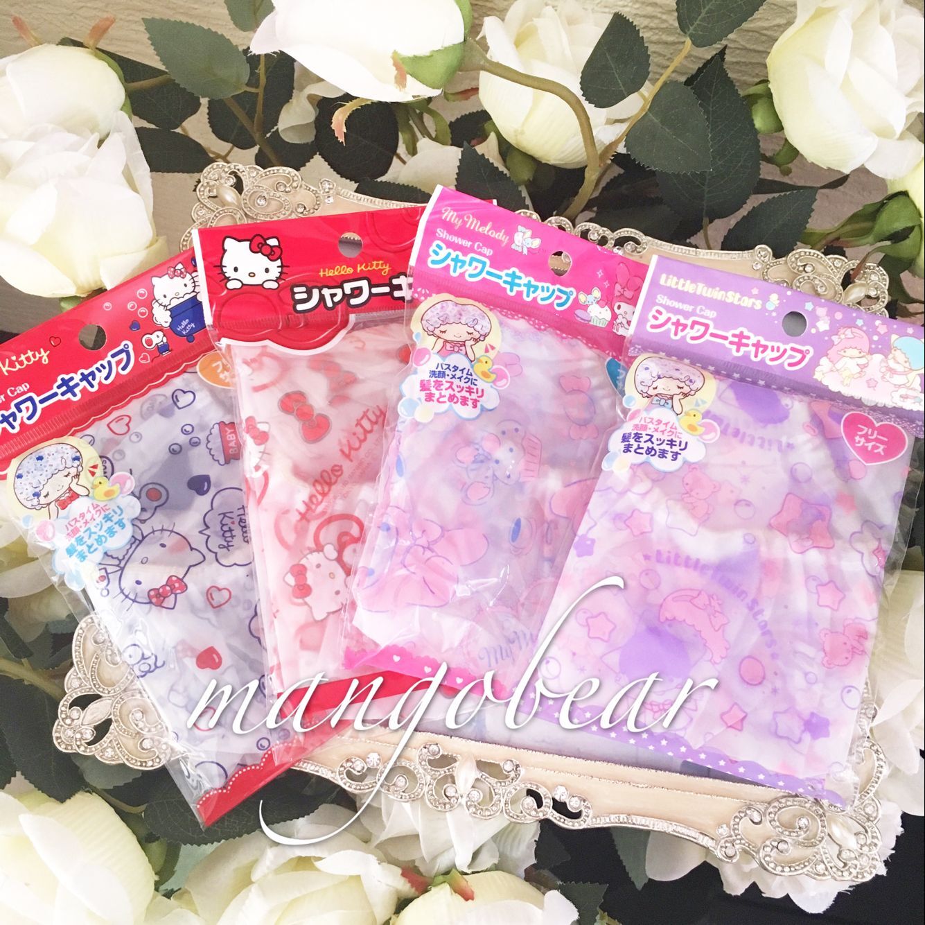 Spot Japan sanrio HELLO KITTY/MELODY/ Gemini Meng Meng pattern Shower cap Variety selectionin the Family/Personal Cleaning Tools , Personal care cleaning appliances , Shower cap  category - from Buy2taobao.com to provide professional Taobao agent buy service
