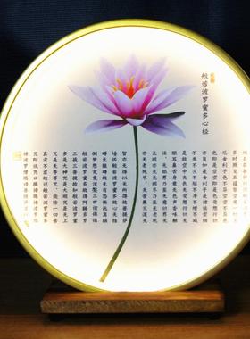 长明灯佛堂铝合金LED灯佛光背景