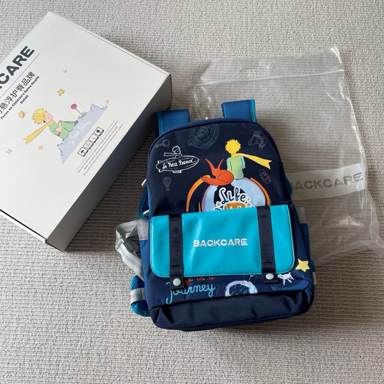 *特价*荷兰品牌儿童书包3456年级护脊减负男小学生双肩包悬浮