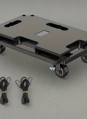 Black Connectable Mobile Furniture Cart 440 Pound Mobile跨境