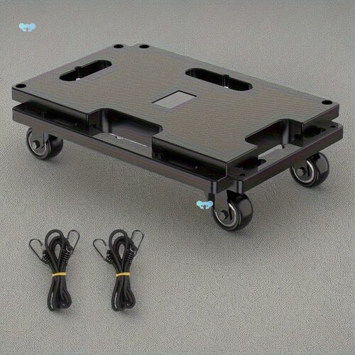 Black Connectable Mobile Furniture Cart 440 Pound Mobile跨境
