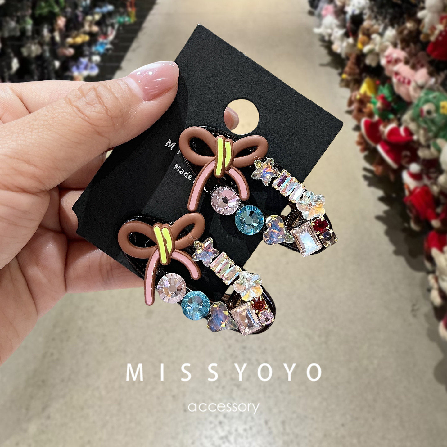 韩国东大门高级感锆石满水钻发夹侧边刘海碎发一字夹顶夹鸭嘴夹女