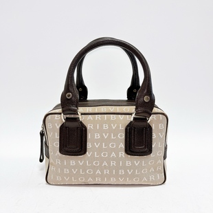 二手中古包葆蝶家BOTTEGA 特價(jià) 撿漏 過(guò)鑒定 VENETA帆布拼皮手提包