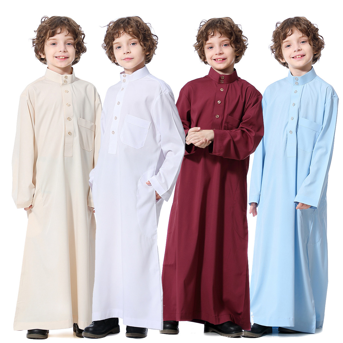 MIDDLE EASTERN ARAB CHILDREN BOY ROBES HUI DUBAI NATIONAL COSTUME TH877