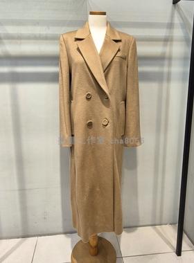 Michaa 奥特莱斯经典驼色羊绒大衣 不议价包快递