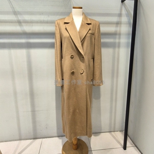 Michaa 奥特莱斯经典驼色羊绒大衣 不议价包快递