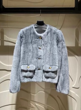 [客服改价]9-30(25)直邮=LANV*24秋外套 皮草 原厂原版 原厂加工