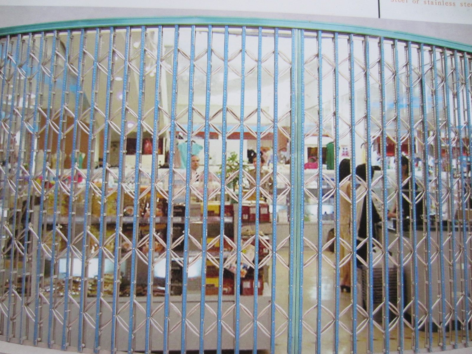 不锈钢拉闸门安装不锈钢推拉门北京定做拉闸门