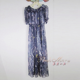 夏中长款 粉红玛丽 桑蚕丝连衣裙PMAIS5035标齐 mary粉红玛琍 pink