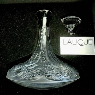 水晶醒酒器 莱俪2001年度限量版 法国奢侈水晶Lalique 全新带盒