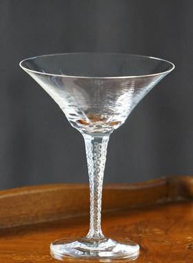 包邮 中古款法国奢侈水晶Lalique/莱俪Treves系列水晶鸡尾酒杯