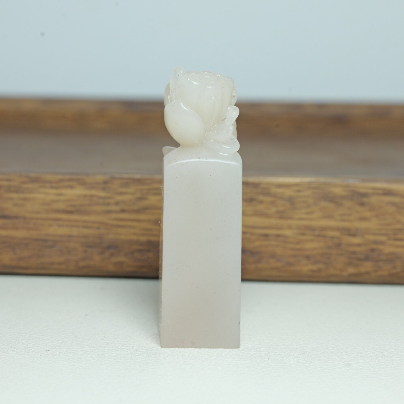 1.2cm Hand-Engraved Stone Seal Square Laos Stone Stamp - Product image 4