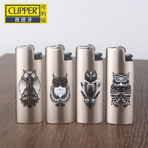 clipper可利福金属打火机砂轮可充气火石齿轮安全防摔防爆打火机 - 封面
