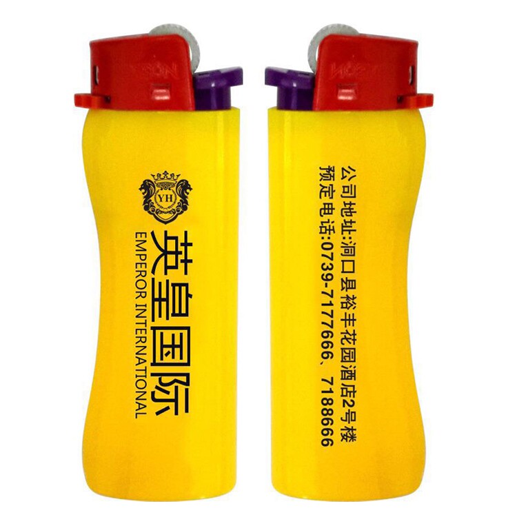 NEON尼奥礼品广告打火机充气打火机火石滑轮创意个性广告定制火机