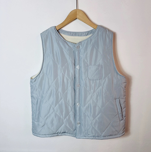 女士秋冬新款休闲加绒保暖内搭背心可外穿摇粒绒马甲