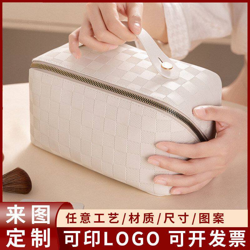 旅行包枕头皮大容量PU洗漱包收纳