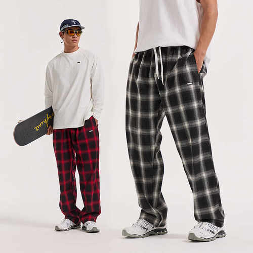 阔腿裤坠感复古韩版休闲黑白直筒