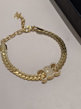 凯旋门蛇骨双面编织百搭锁骨链