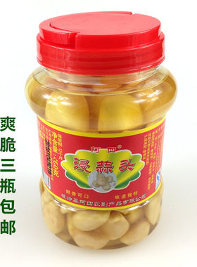 梅州客家 蕉岭阿四泡蒜头  腌蒜头 梅县平远兴宁五华大埔丰顺 1瓶