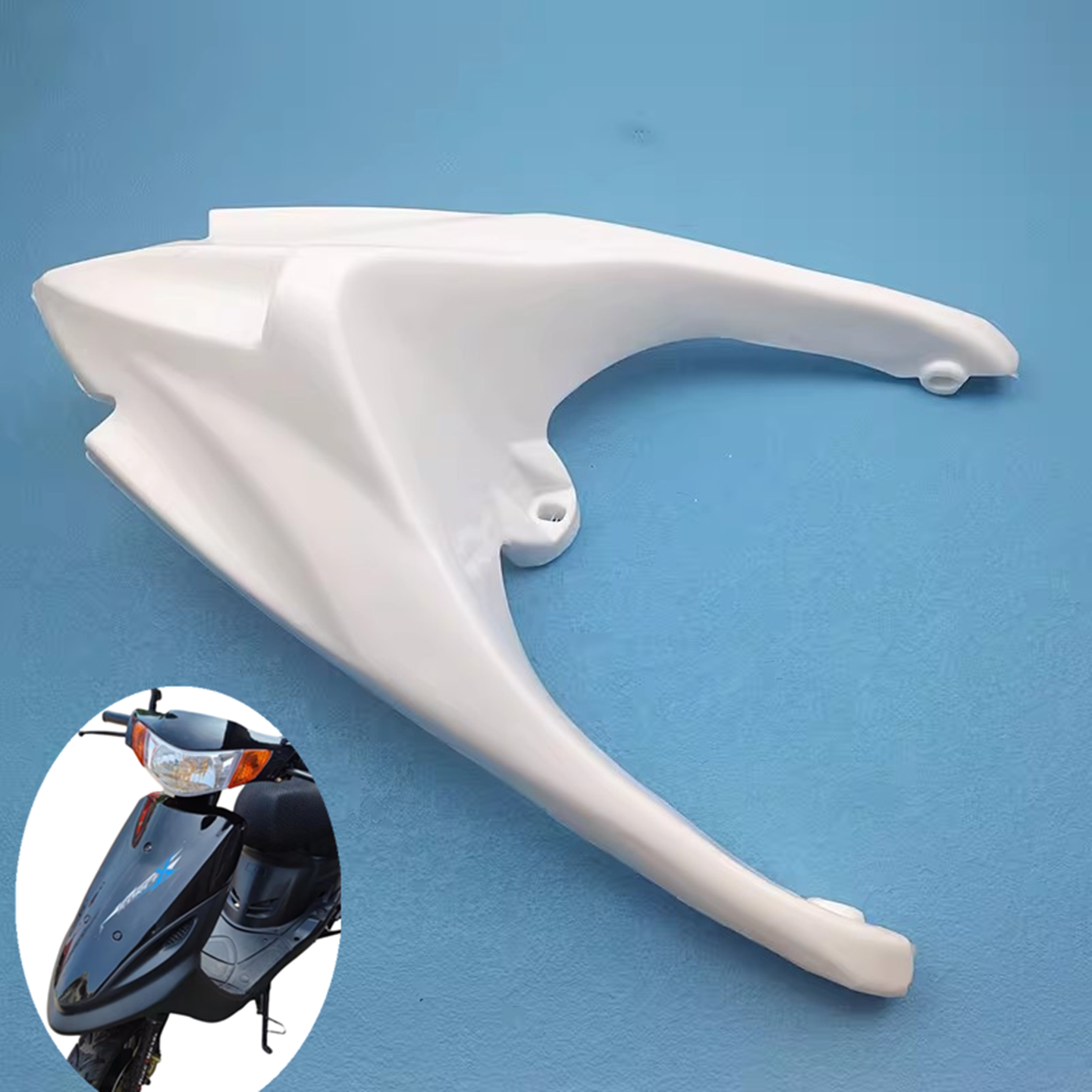 包邮摩托车配件改装件国三福喜100巧格一代JOG驼峰战斗飞机尾翼