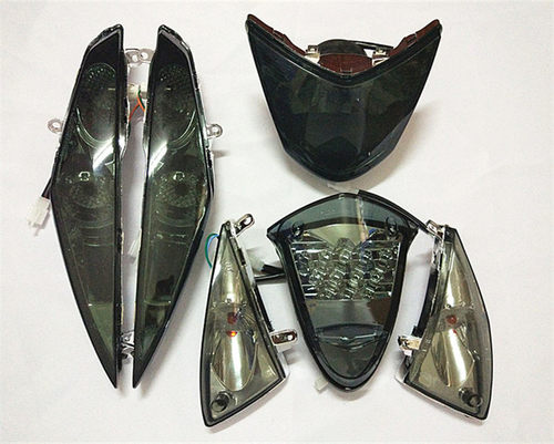 摩托车改装鬼火大灯后尾灯总成