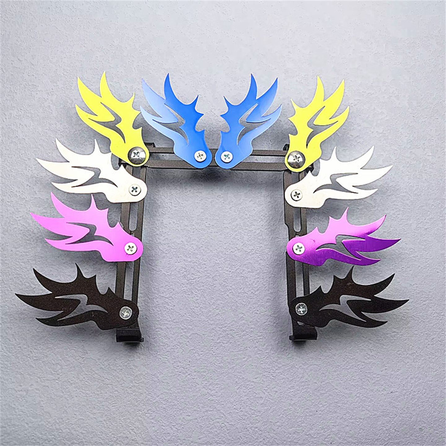 摩托车电动车改装天使铝合金翅膀