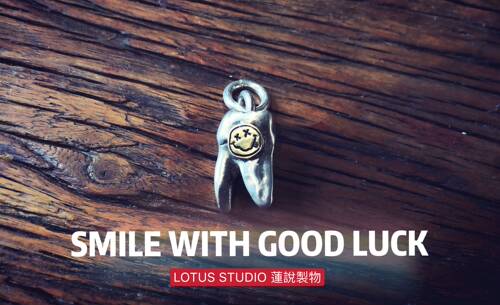 LotusStudio莲说制物SMILE微笑系列Lucky Teeth 幸运牙齿纯银吊坠