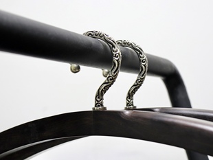 925银 纯高端 黑檀木 衣架 中号 衣服架 R.disdain独家贡献