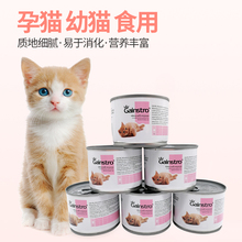 美国GAINSTRO帮你壮宠物孕猫幼猫猫咪离乳期罐头鸡肉低敏主食湿粮