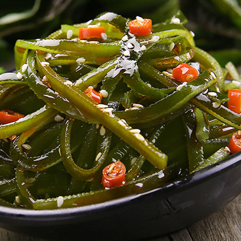 海带零食酸辣海带丝开袋即食下饭菜网红香辣凉菜218g*5袋全国包邮