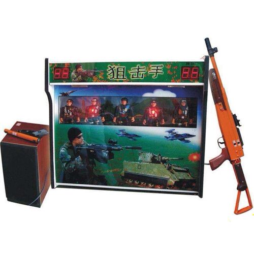 激光射击靶机打枪气球小人