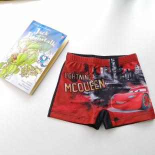 原dan男宝男童汽车泳裤 特价 儿童泳裤 泳装 宝宝婴幼儿平角泳裤 5码