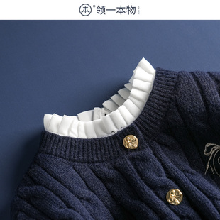 优雅气质荷叶边立领假领子女百搭装 饰领子叠穿内搭淑女范假领头