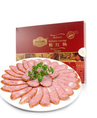 哈尔滨特产/哈肉联精红肠哈尔滨红肠无淀粉真空包装2盒包邮